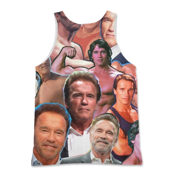 Arnold Schwarzenegger Photo Collage Tank Top