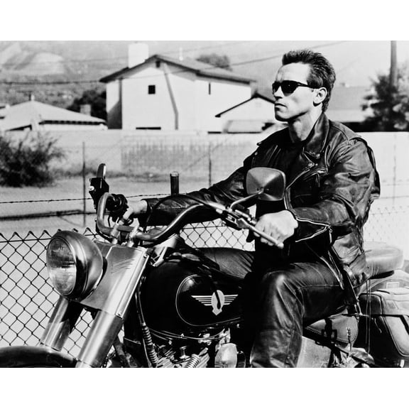 Arnold Schwarzenegger Terminator 2 Bike 24x36 Classic Hollywood Poster