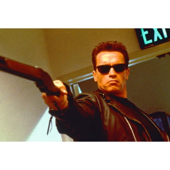 Arnold Schwarzenegger Terminator 2 Gun 24x36 Poster