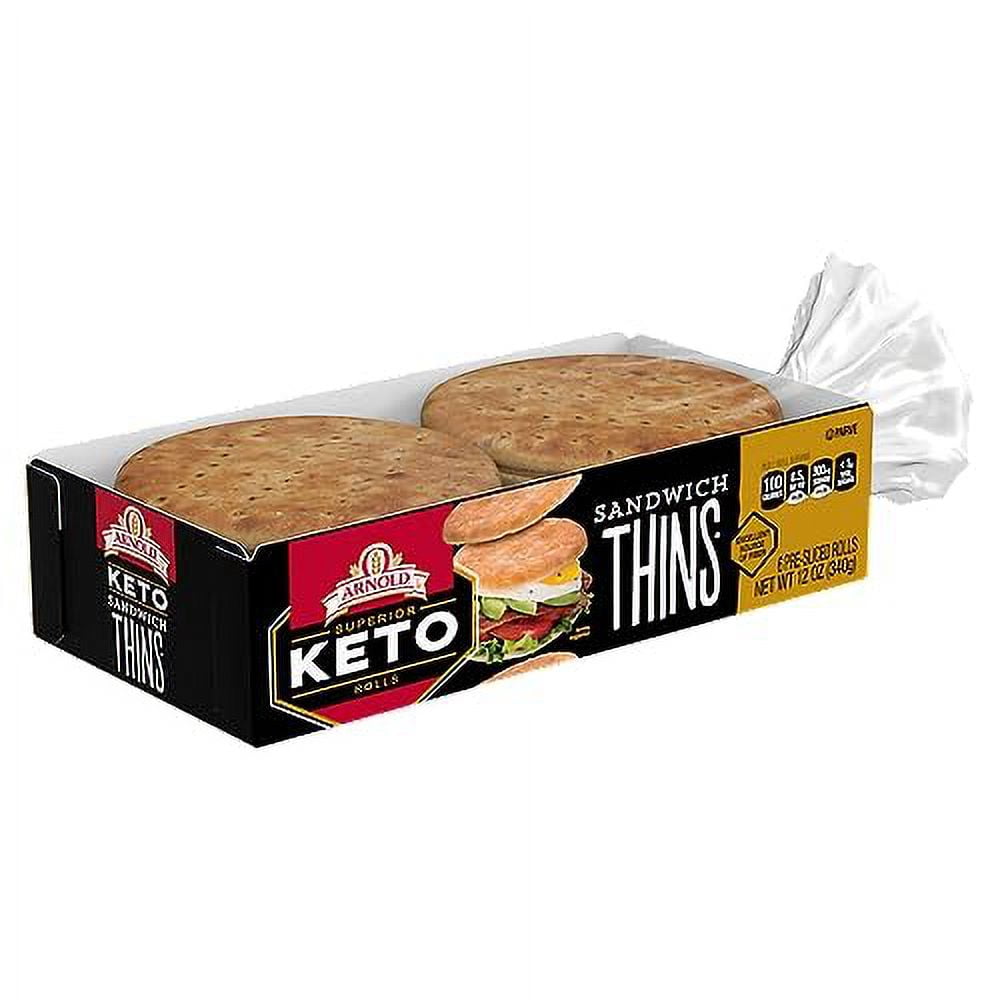 Arnold Select Keto Sandwich Thins -12 oz (Pack of 2) - Walmart.com