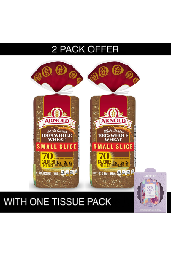 Small Slice Whole Wheat Bread, 18 oz, Wheat Bread