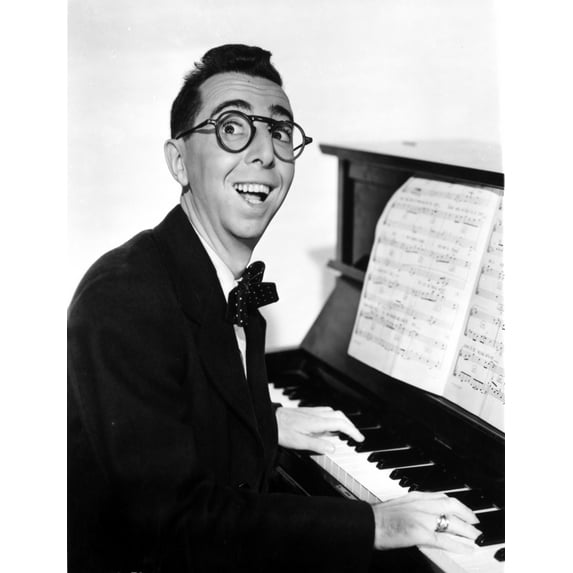 Arnold Stang at a piano Photo Print (24 x 30)