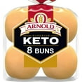 thumbnail image 1 of Arnold Superior Keto Hamburger Buns 8 ct 12 oz Low-Carb Pre-Sliced Buns (Pack of 2), 1 of 3