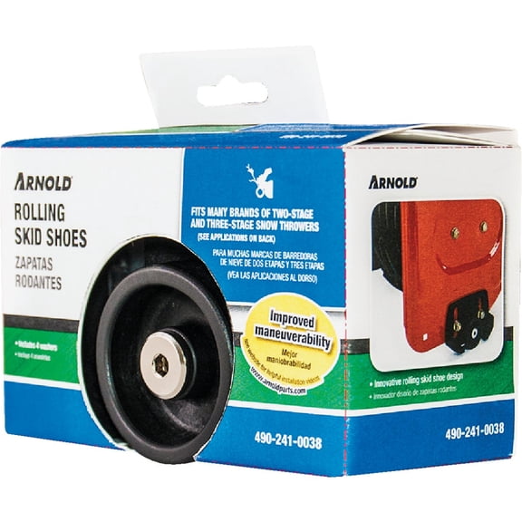Arnold Universal Roller Skid Snow Thrower Shoes