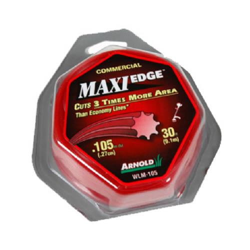 Arnold Maxi-Edge .105-Inch x 30-Foot Commercial Grade String Trimmer Line