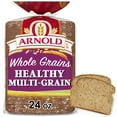 thumbnail image 1 of Arnold Whole Grains Healthy Bread, 24 oz, Soft Multi-Grain Multigrain Bread, Bag (Pack of 2), 1 of 3