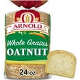 thumbnail image 1 of Arnold Whole Grains Oatnut Bread, 24 oz, Soft Pre-sliced Multigrain Bread, Bag (Pack of 4), 1 of 3
