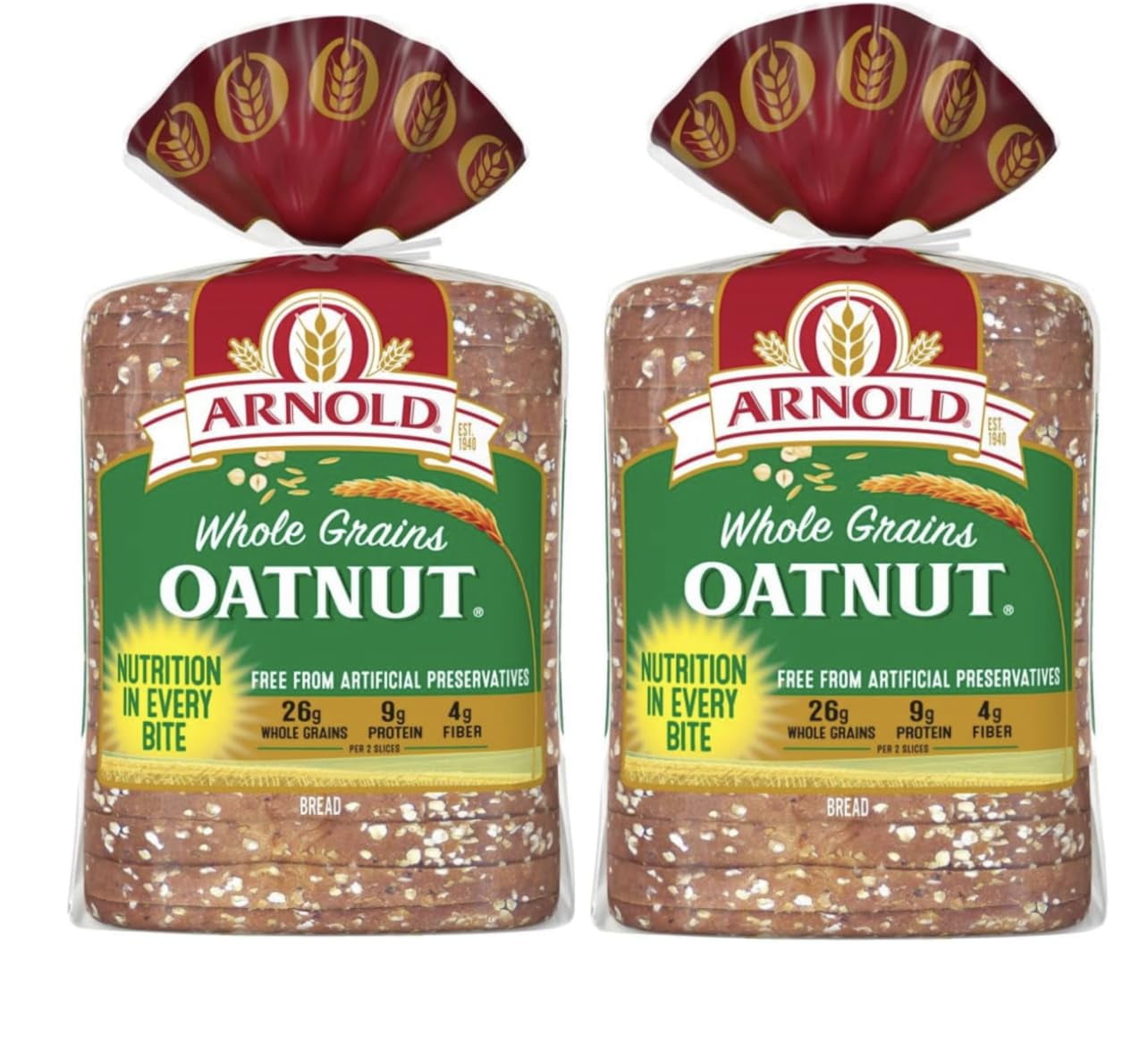 Arnold Whole Grains Oatnut Bread Delight For Healthy Living (24 Oz