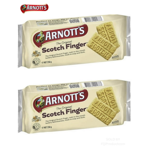 Arnott's Original - Scotch Finger Biscuits (Pack Of 2 x 250g EA) Melt-in-the-mouth crumbliness and heavenly buttery taste ...