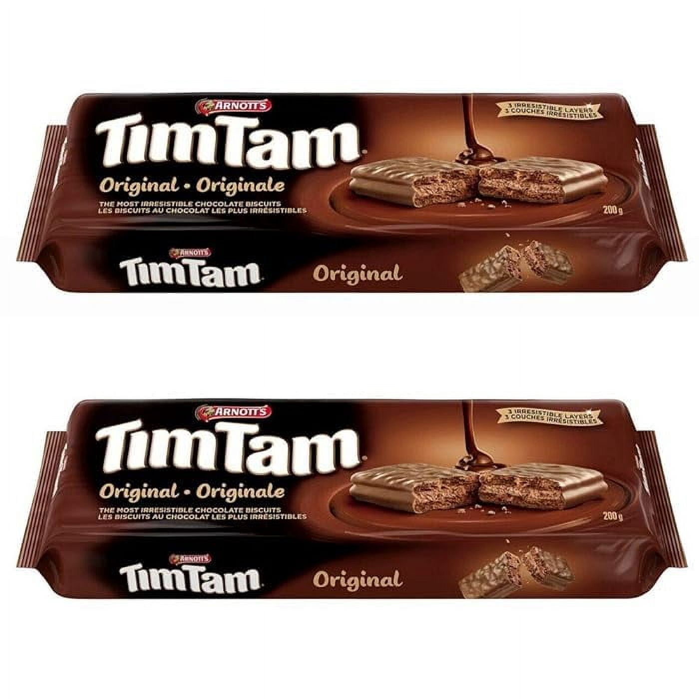 Arnott's Tim Tam Chocolate Biscuits, 200g7.1oz, NSD3 2-Pack Imported ...