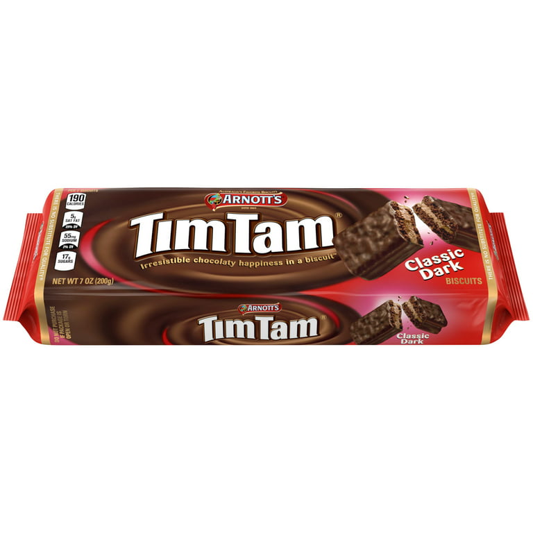 Arnott's Tim Tam Dark Chocolate Cookies, 7 oz. Tray 