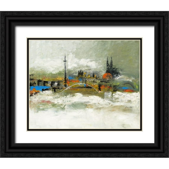 Arns-Muller, Monika 18x15 Black Ornate Wood Framed with Double Matting Museum Art Print Titled - Love Cologne III