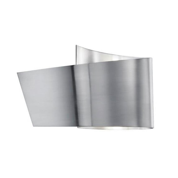 Arnsberg 282210107 H2O Ribbon Bathroom Wall Sconce, Satin Nickel