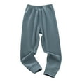 thumbnail image 1 of Arnsht Baby Toddler Clothes Baby Winter Warm Lounging Bottoms Fleece Jogger Kids Casual Athletic Pocket Pull on Pants Army Green 3 Years, 1 of 6