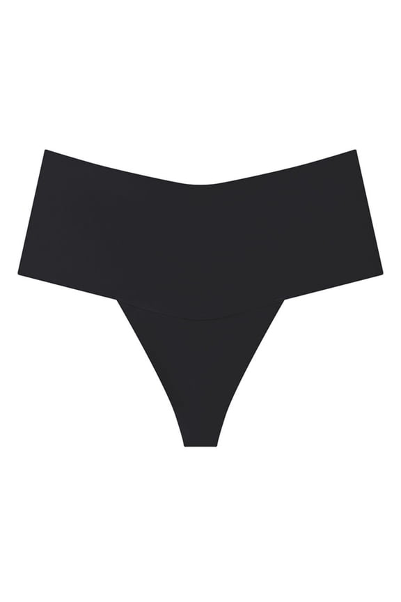 Bikini Bottoms for Women Seamless Breathable Desire Mid Rise Full Coverage Bathing Suit Swimsuit Basic Swim Briefs Black XL
