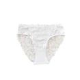thumbnail image 1 of Arnsht Cheeky Underwear for Women Large Size High Waist Lace No Show Bikini Soft Breathable Thin Thong Seamless Panties White XXXL, 1 of 9
