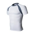 thumbnail image 1 of Arnsht Compression Shirt Men Short Sleeve T-Shirt Cool Quick Dry Top Baselayer Undershirts for Workout Gym Football Basketball White XL, 1 of 3