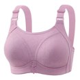 thumbnail image 1 of Arnsht High Impact Sports Bras for Women Plus Size Non Padded Wirefree Workout Bra Full Coverage Breathable Underwear Pink 38, 1 of 6
