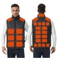 thumbnail image 1 of Arnsht (M-7XL) Plus Size Men's and Women's 27-Zone Four-Control USB Heating Jacket Intelligent Heating Vest Winter Coat Black 4XL, 1 of 9