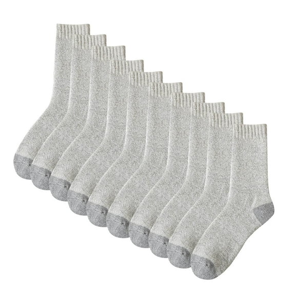 Arnsht Men's Athletic Ankle Socks Thick Cushion Running Socks for Men&Women Cotton Socks Light Gray Free Size