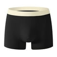thumbnail image 1 of Arnsht Men’s Cotton Stretch Boxers Shorts Underwear Boxer Briefs No-Ride Up Classics Soft Comfort Breathable Underwear Black S, 1 of 2