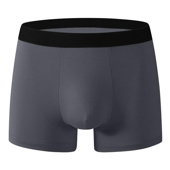 Arnsht Men’s Cotton Stretch Boxers Shorts Underwear Boxer Briefs No-Ride Up Classics Soft Comfort Breathable Underwear Dark Gray XL