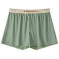 thumbnail image 1 of Arnsht Men's Fashion Solid Color Four-Corner Pants Cotton Soft Loose Comfortable Breathable Sports Home Boxers Briefs Green XL, 1 of 5