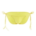 thumbnail image 1 of Arnsht Men's Sexy Erotic Thong Low Rise G-String Pouch Soft Breathable T-Back Underwear Bikini Yellow Free Size, 1 of 5