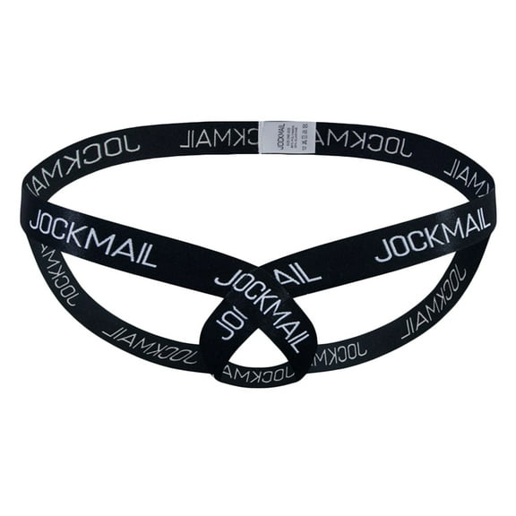 Arnsht Mens Underwear JockStrap Stretch Mens Jock Strap G-string Athletic Jockstrap Mens Sport Underwear Jockstrap Black Free Size