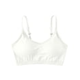 thumbnail image 1 of Arnsht Women's Cute Solid Color Seamless Spaghetti Strap Supportive Active Wear Sports Bras Soft Breathable Comfort Bras White XL, 1 of 3