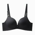thumbnail image 1 of Arnsht Women's Front Closure Push Up Bras Soft Breathable Underwire Lightly Padded Lift Up T Shirts Bras Black XL, 1 of 3