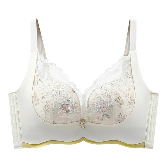 Arnsht Womens Adjustment Lift Bras No Underwire Wireless Seamless Bra Push Up Bralette Full Coverage Comfort Breathable Everyday Bra White XXXXXL