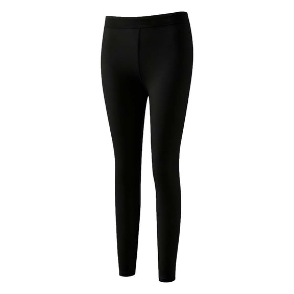 Arnsht Womens Fashion Solid Color Warm Regular Soft Stretchy Comfortable Breathable Casual Thick Leggings Black XL