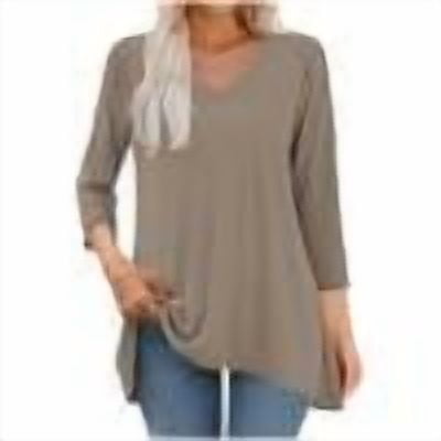 Arnsht Womens Fashion Tunic Long Sleeve Tops to Wear with Leggings Casual Long Swing Blouses Shirts Loose Fit Dressy Yellow M