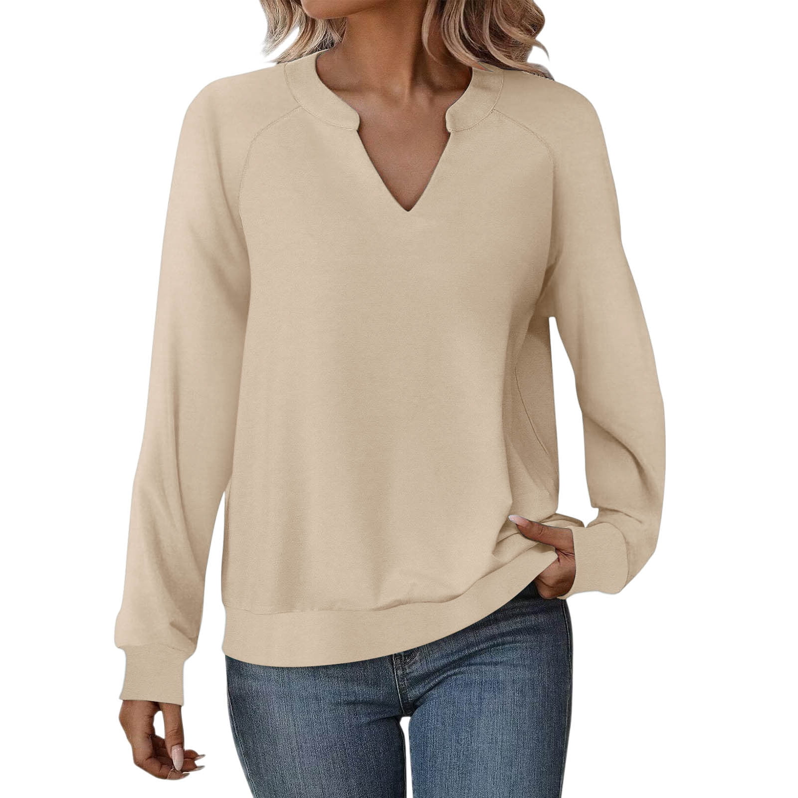 LOIJMK Children Autumn Winter Solid Pullover Tops L Produktbild-Vorschau 11