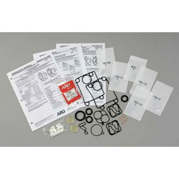 Aro Air Motor Kit,w/ (5) U-Cups/Pilot Piston 637389