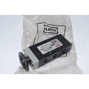 Aro Manual Air Control Valve, Button, Black E212HM