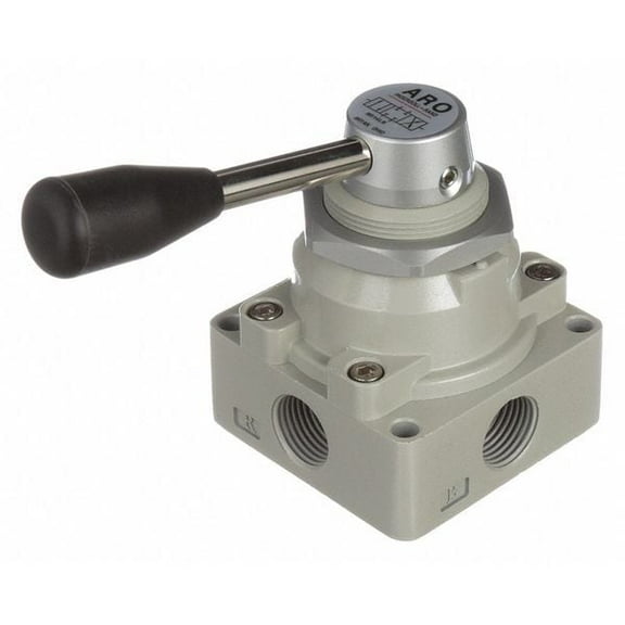 Aro Manual Air Control Valve, Lever, Black M514LR