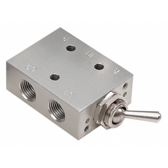Aro Manual Air Control,4-Way,2-Position,1/8" M211LS