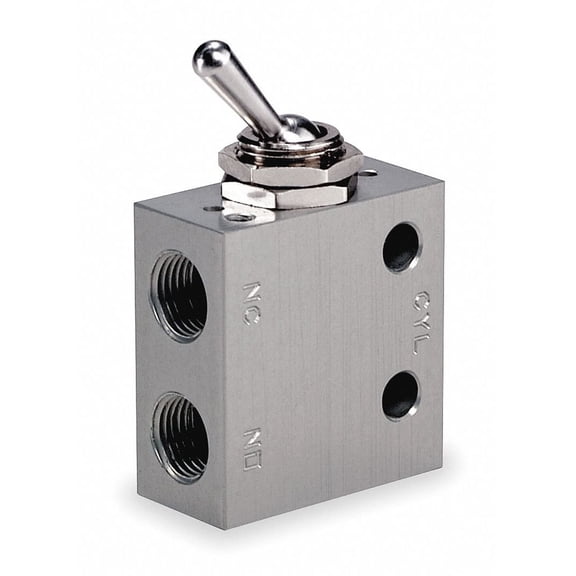 ARO Manual Air Control,3-Way,2-Position,1/8"