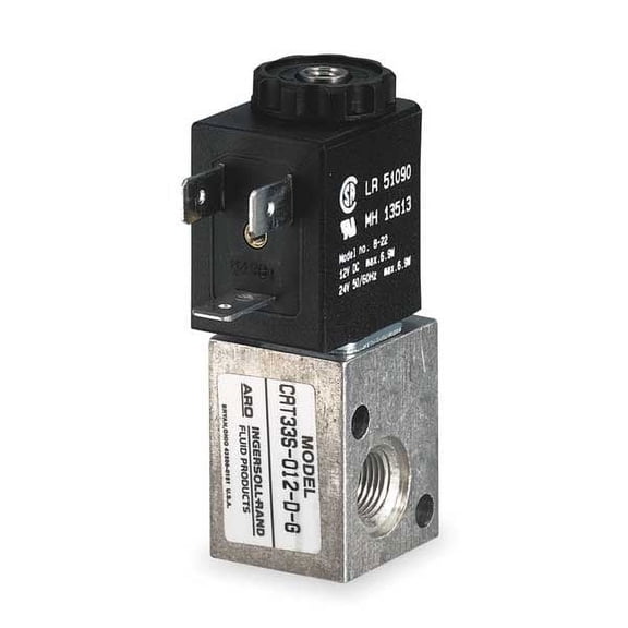 Aro Solenoid Air Control,1/8",120VAC CAT33S-120-A
