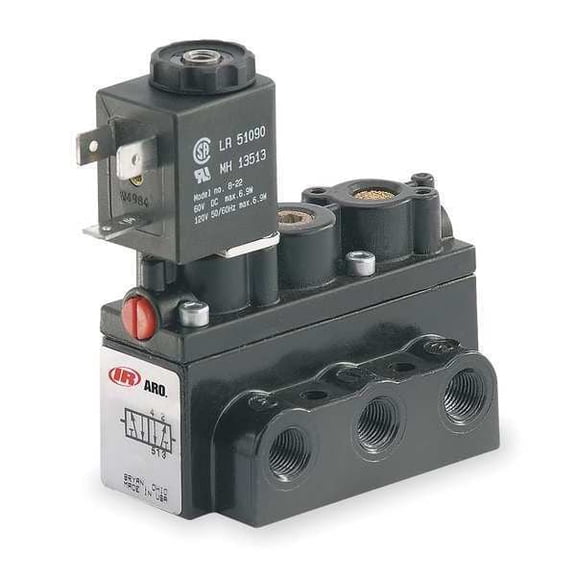 Aro Solenoid Air Control,1/8",24VDC A211SS-024-D