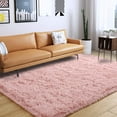 thumbnail image 1 of Arogan Fluffy Shaggy Rugs, 3x5 Feet Pink Plush Rugs for Girls Bedroom, Soft Kids Room Carpets, Large Bedside Rug, Upgrade Non-Slip Rugs for Children Nursery Dorm Home Decor, Pink, 1 of 6