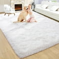 thumbnail image 1 of Arogan Soft Fluffy Area Rug Modern Shaggy Bedroom Rugs for Kids Room Nursery Rug Floor Carpets, 8'x 10',Cream White, 1 of 7