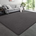 thumbnail image 1 of Arogan Soft Low Pile Rug Modern Area Rugs for Bedroom Living Room,Suitable for Boys Girls Teenagers and Adults with Super Soft Touch , Dark Gray , 4' x 6', 1 of 9