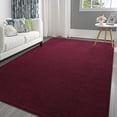 thumbnail image 1 of Arogan Soft Low Pile Rug Modern Area Rugs for Bedroom Living Room,Suitable for Boys Girls Teenagers and Adults with Super Soft Touch , Wine Red ,5'x 7', 1 of 8
