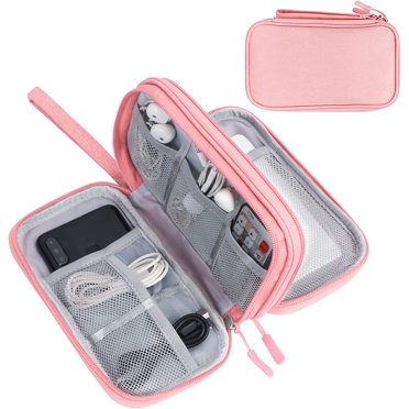 Travel Waterproof Electronics Organizer Bag - USB Charger & Cable Storage Pouch
