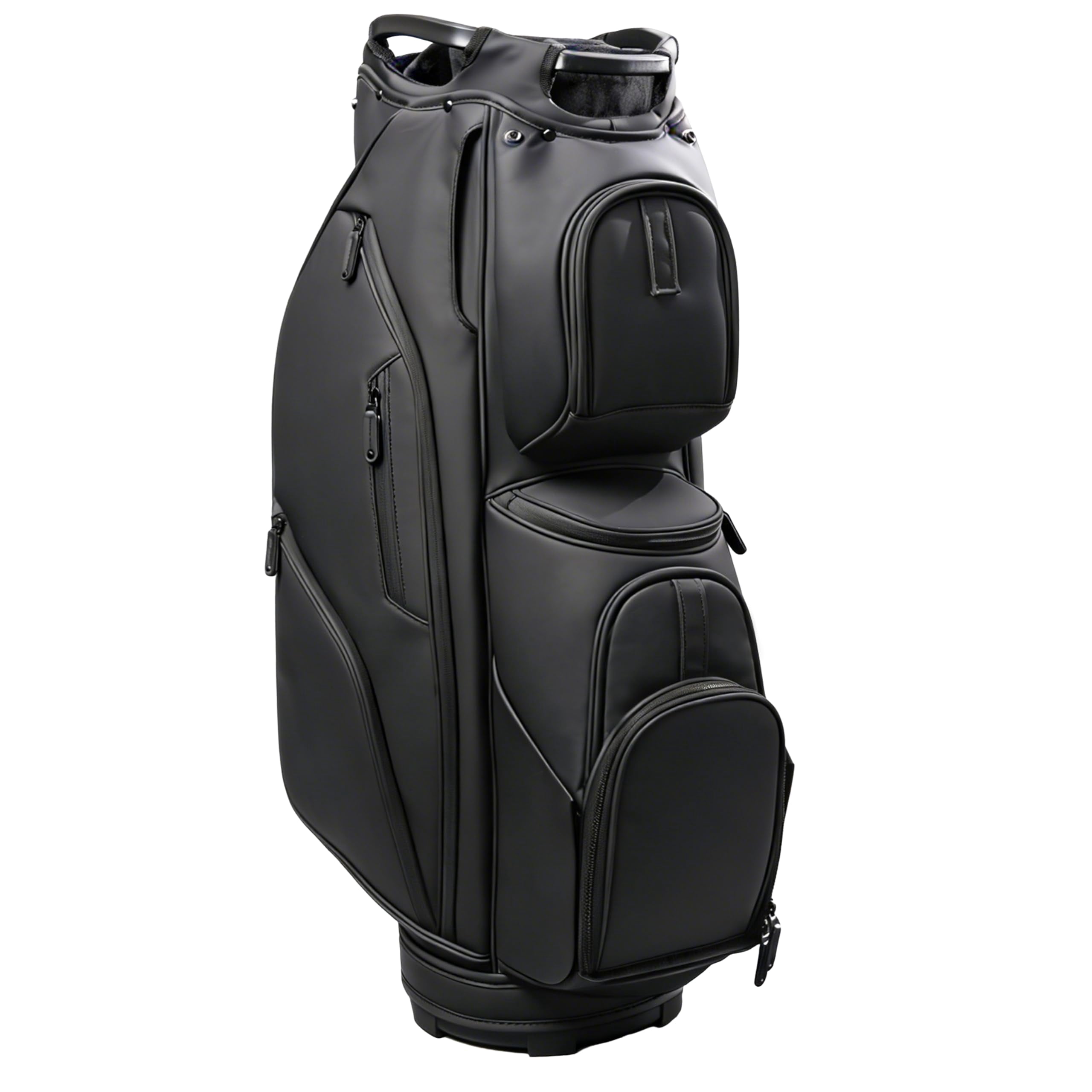 Aroli Golfish 14-Way Golf Cart Bag - Waterproof Synthetic Leather Golf Bag with Multiple Pockets, Durable Golf Club Bag for Men & Women, Available in Black, Blue, Gray