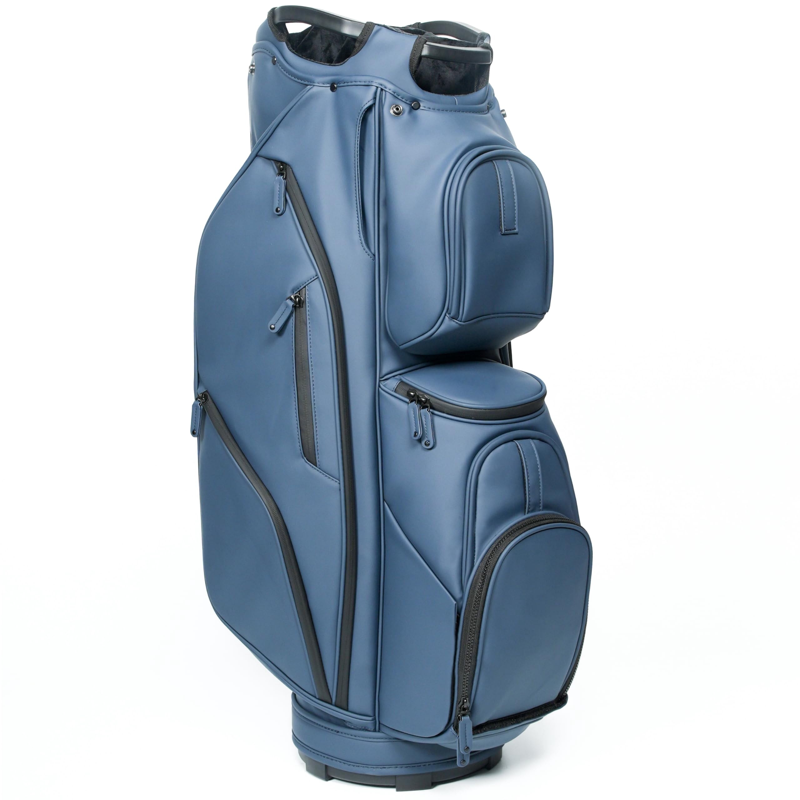 Aroli Golfish 14-Way Golf Cart Bag - Waterproof Synthetic Leather Golf Bag with Multiple Pockets, Durable Golf Club Bag for Men & Women, Available in Black, Blue, Gray