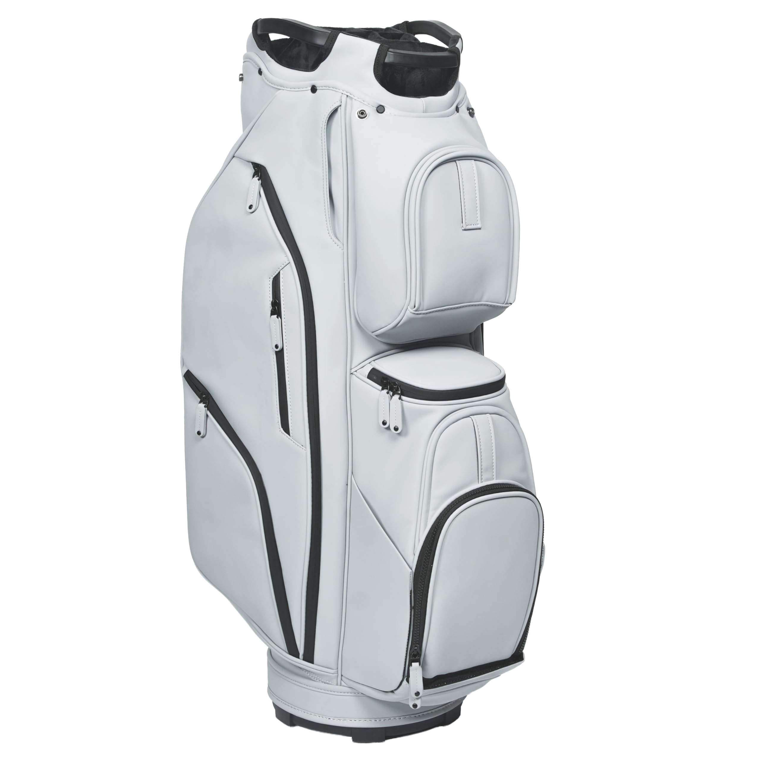 Aroli Golfish 14-Way Golf Cart Bag - Waterproof Synthetic Leather Golf Bag with Multiple Pockets, Durable Golf Club Bag for Men & Women, Available in Black, Blue, Gray